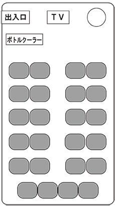 エアロミディ　座席表